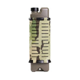 Camouflage water bottle holder on a white background