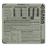 cana provisions water data decal for aquamira 1oz water treatment